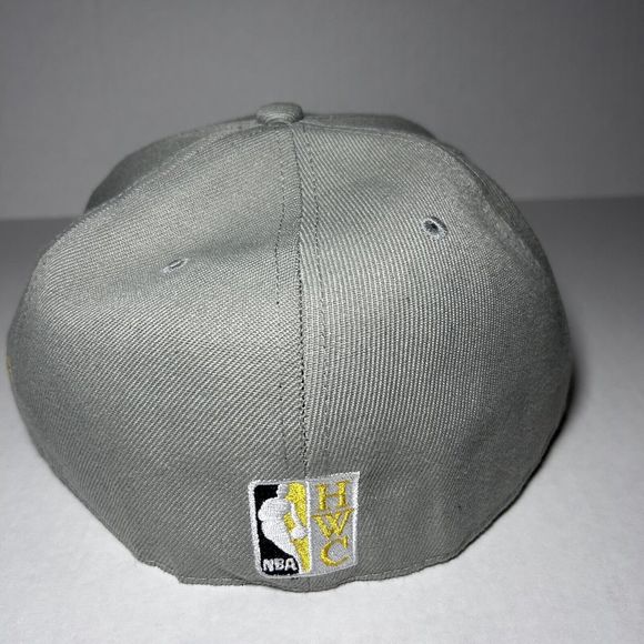 Mitchell & Ness NBA Los Angeles Lakers 50th anniversary Fitted Hat Cap 8 - Picture 4 of 8